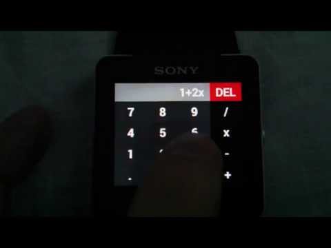 Calc for SmartWatch 2 Video