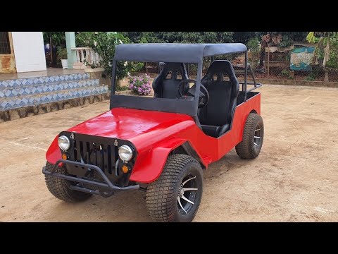 How To Make Electric Jeep Car (Full Video 30 Day)