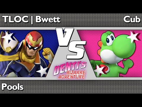 DBA 4 Smash 4 - TLOC  Bwett (C Falcon) vs Cub (Yoshi) - Pools