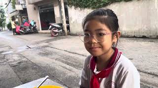 1 ngày đi học của yến linh ( báo thủ )