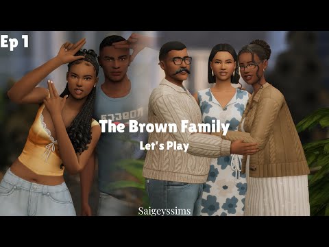 Meet the Browns | Let’s Play (Ep. 1) | The Sims 4