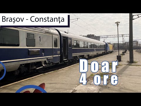Cu trenul de la MUNTE la MARE - Brasov Constanta - Tomis Expres
