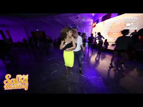 Badr Qebibo & Tanja La Alemana - social dancing @ RABAT SALSA MEETING 2016