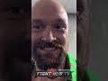 TYSON FURY CALLS FOR TOMMY TO REMATCH JAKE PAUL!