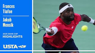Frances Tiafoe vs. Jakub Mensik Highlights | 2025 Davis Cup