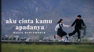 Download lagu Aku cinta kamu apa adanya - (official lyric video) mp3