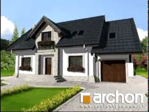 Dom w lucernie 3. ARCHON+ Projekty domów, www.archon.pl