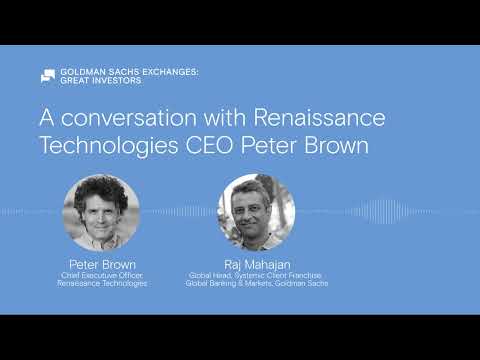 A conversation with Renaissance Technologies CEO Peter Brown