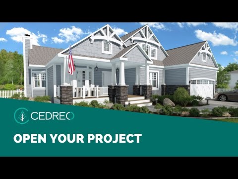 [Tutorial] How to Open a Project in Cedreo?