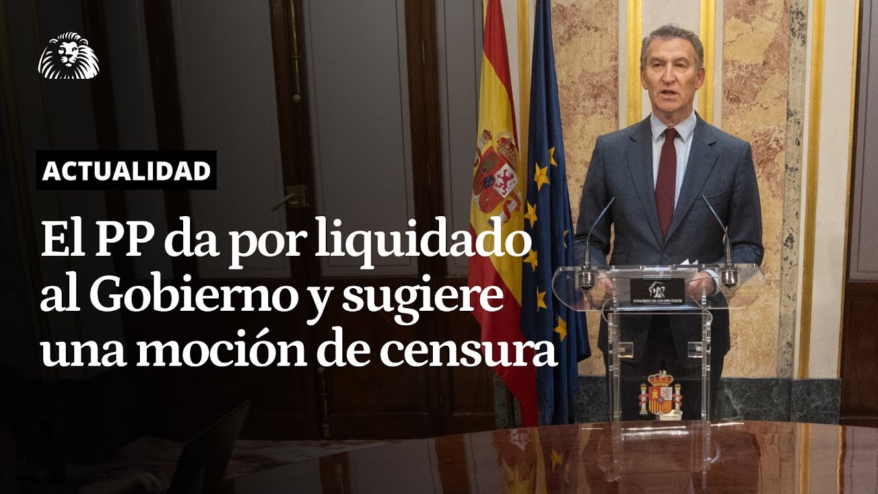 'CASO ALDAMA' | Feijóo da por liquidado el Gobierno de Sánchez y sugiere una moción de censura