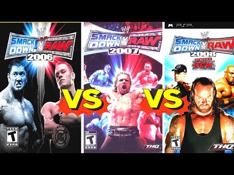 WWE SVR 2006 VS 2007 VS 2008 Finishers Comparison 👏👍😍