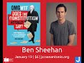 Author Ben Sheehan is coming to the Barshop JCC