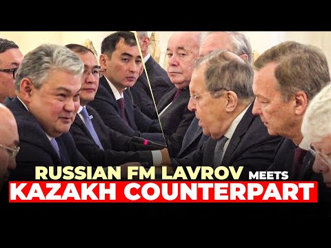 LIVE: Russian Foreign Minister Sergei Lavrov meets Kazakh counterpart Ermek Kosherbayev in Moscow