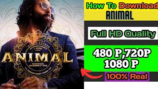 Animal movie download link in hindi || How to download animal movie|| Animal movie telegram link