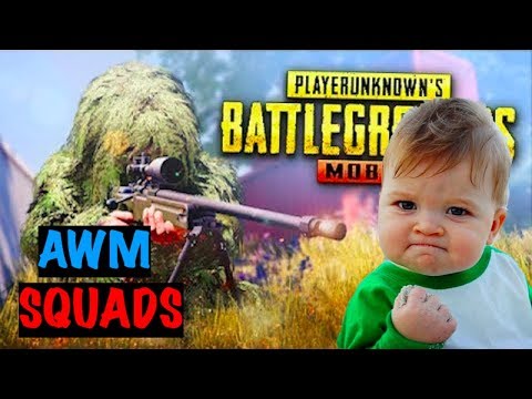 Sniping My Way To Victory with AWM - PUBG Mobile Squads | Funny Moments | Triggered Insaan