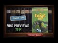 Full VHS Opening A Bugs Life 1999 Disney Pixar