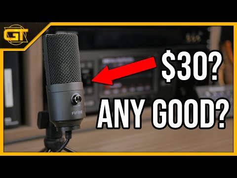 Fifine K669B Microphone, with USB attachment - Black image 4