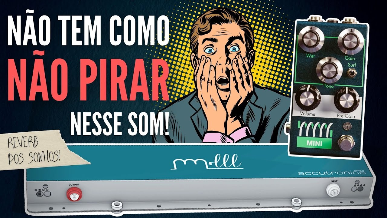 Não achei que ia GOSTAR TANTO! Reverb de mola DE VERDADE! | Molll