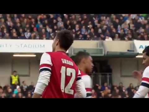 Giroud stunning left foot goal | Brighton & Hove Albion 2-3 Arsenal | FA Cup 4th Round