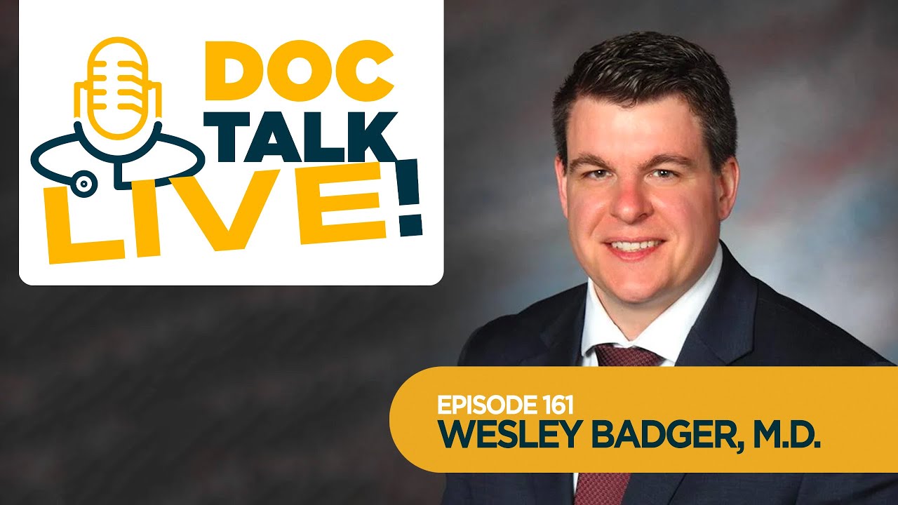 Episode 161: Doc Talk Live! at The Matthews Art Center – A Conversation About Colon and Thyroid Cancers with Wesley Badger, M.D.