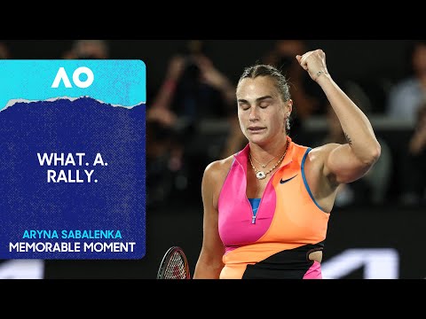 Aryna Sabalenka Wins Epic Rally in the Final | Australian Open 2026
