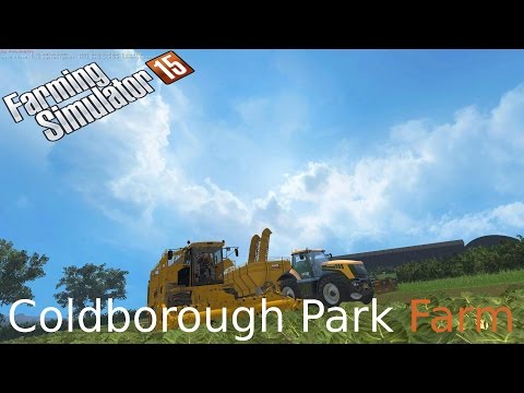 Farming Simulator 15 on Coldborough mucking out  and harvesting beets