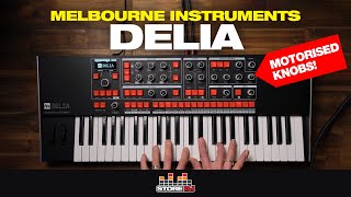 Video thumbnail for Melbourne Instruments Delia - Motorised Hybrid Synthesizer | Feature Overview by Store DJ
