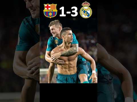The Day Ronaldo Destroyed Messi – Barcelona VS Real Madrid 2017 Spanish Super Cup Final First Leg