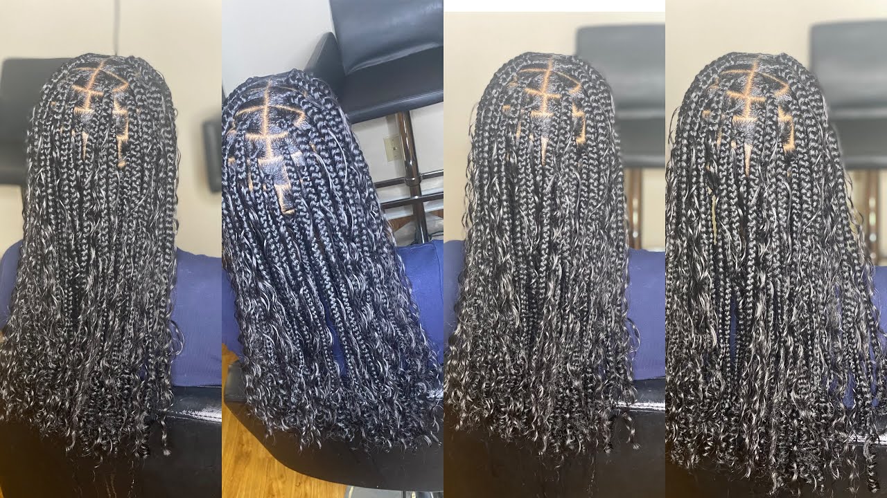 Shoulder Length Boho Knotless Box Braids * Watch Me Work