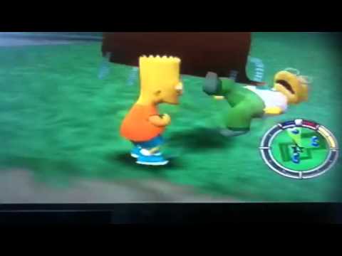 Simpsons Hit and Run Killing Moleman 2