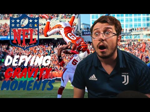 Soccer FAN Reacts to NFL | Defying Gravity Moments