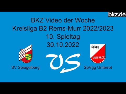 Fußball-Kreisliga B2: SV Spiegelberg - SpVgg Unterrot