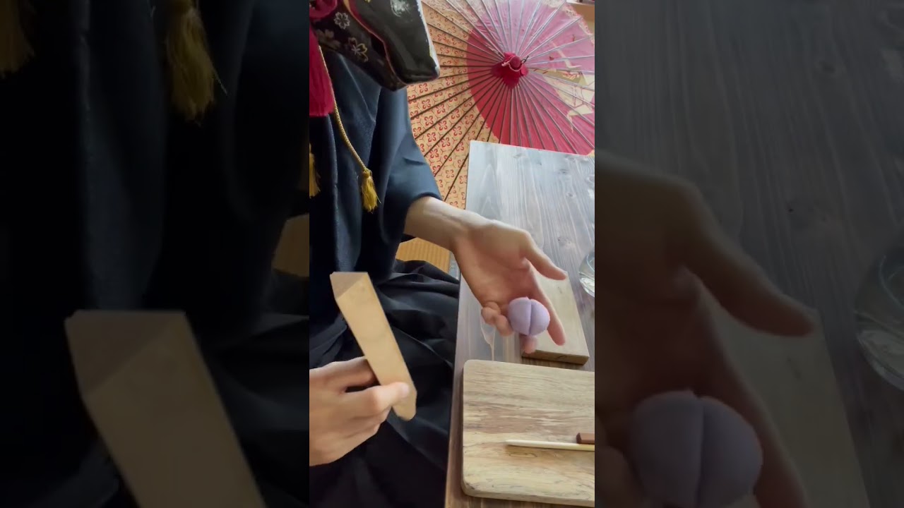 -宵花火-　夜空に咲くは一瞬の消えゆく花火。和菓子で花火を作ってみました