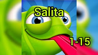Pull my tongue: salita level 1-15 🎮 |@Gameplay-level16223 |