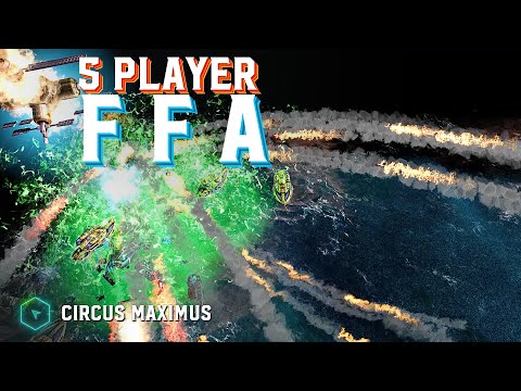 5 Player FFA - Circus Maximus - Red Alert 3