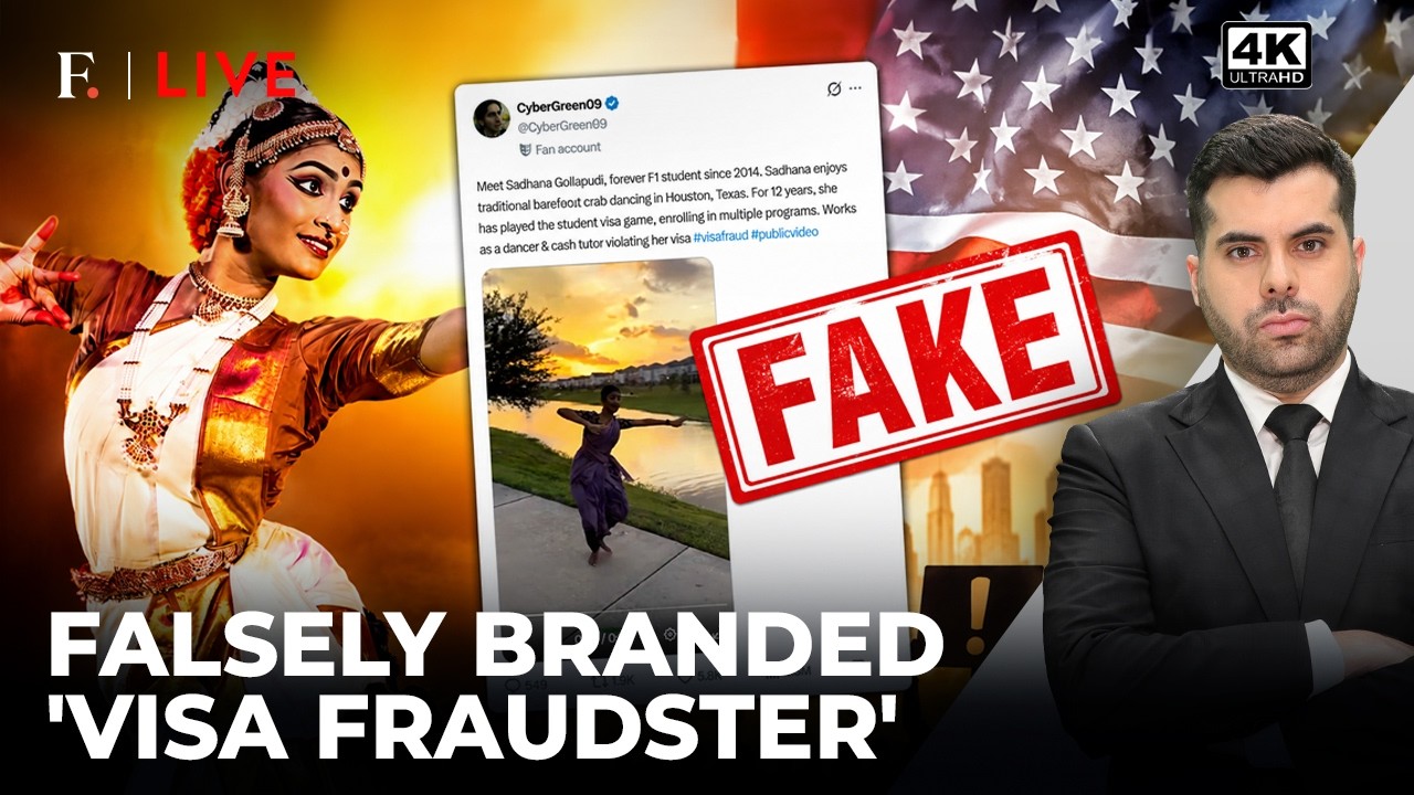 US: Outrage After Viral Post Falsely Calls Indian-Origin Woman 'Visa Fraudster'| Firstpost Live |4K