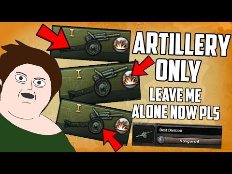 Artillery Only Challenge! Hearts of Iron 4 HOI4 (Soviets)