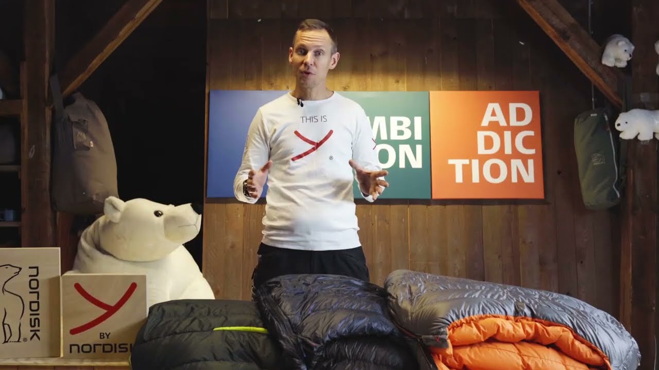 Sacco a pelo in piuma ultraleggero