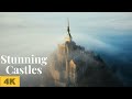 Castles 4K Drone Video | Drone Film UHD | Relaxing Scenery | Calming Music | Aerial Nature Footage