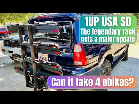 New 1UP USA SD bike hitch rack - the gold standard in bike racks gets a major update