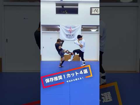 【保存版】カーフにも対応！カット4選！#UPBEAT #ボクシング #キックボクシング #howto #こんなカンジ🥊 #解説