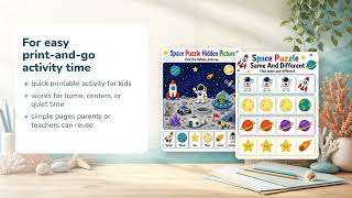 Space Logic Puzzles | Space Activity Sheets | Printable PDF | Etsy | 17