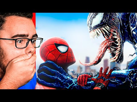 Reacting to SPIDERMAN vs VENOM Fan Movie!