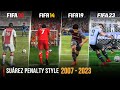Luis Suárez Penalty Style In Every FIFA | 2007 - 2023 |