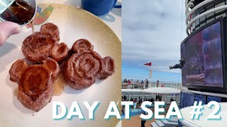 Alaskan Disney Cruise Day at Sea 2 | Mickey Churro Waffles, Jack Jack's Diaper Dash & Pin Trading