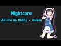 Nightcore - Queen (Akuma no Riddle ED 12) with ...