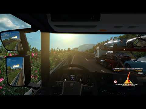 ETS2 - Italia DLC - Palermo to Rome Gameplay