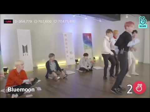 BTS BEHIND THE ANSWER V LIVE ( BTS DANCING TO EACH MUSIC )