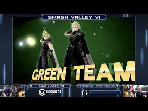 Smash Valley VI Wii U Doubles - Mime + Aota (B) vs PsychoMyko + Marko Polo - Winners Quarters