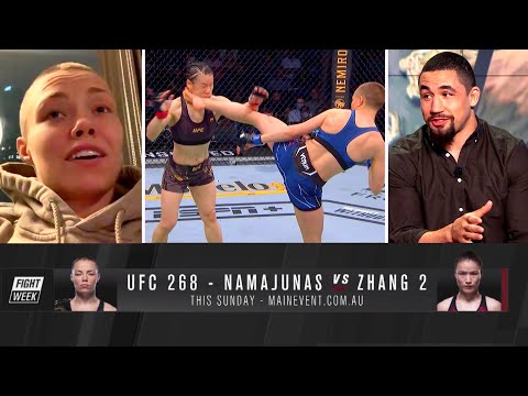 UFC 268: Rose Namajunas responds to Rob Whittaker’s prediction for Zhang Weili fight